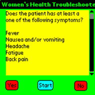 Womens Health Troubleshooter screenshot